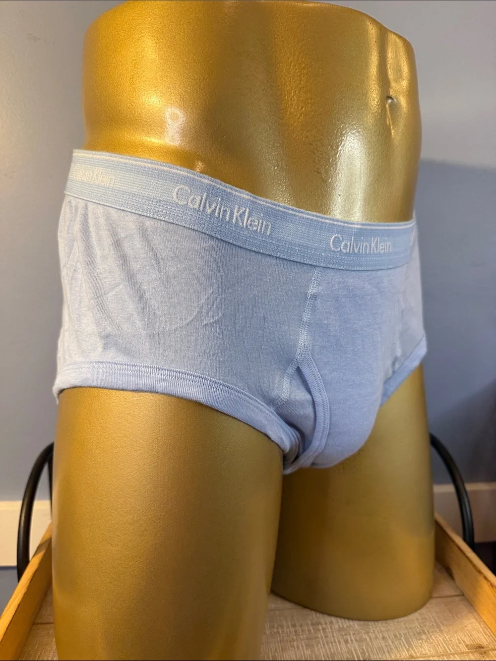 Calvin Klein Baby Blue Cotton Briefs XL